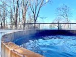 Hot tub is open year round 